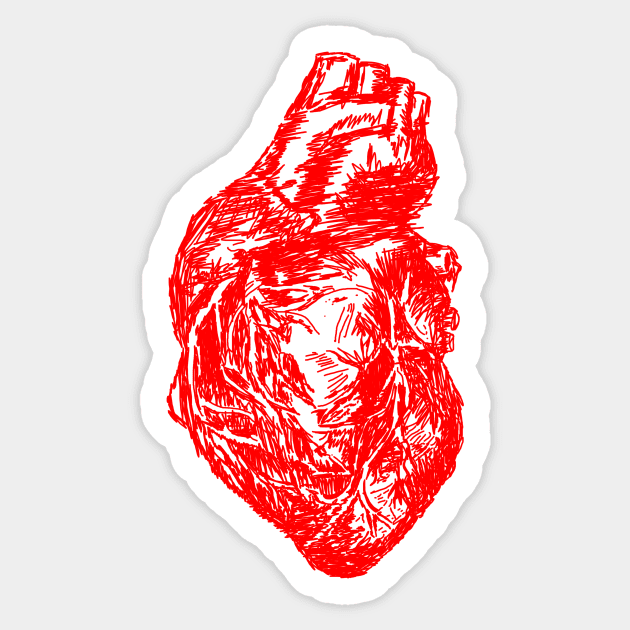 Heart Sketch Sticker by eddien